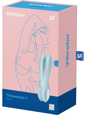 Satisfyer: Threesome 1 Vibrator, blå