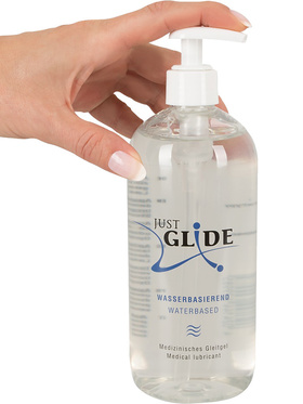 Just Glide: Vattenbaserat Glidmedel, 500 ml