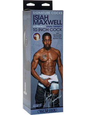 Signature Cocks: Isiah Maxwell, Realistic Ultraskyn Dildo, 26 cm