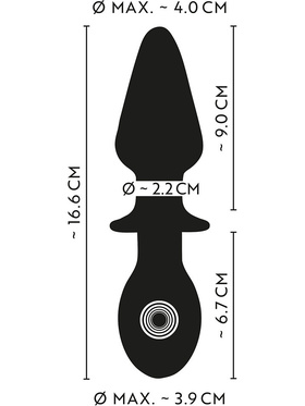 Anos: Double-Ended Butt Plug with Vibration