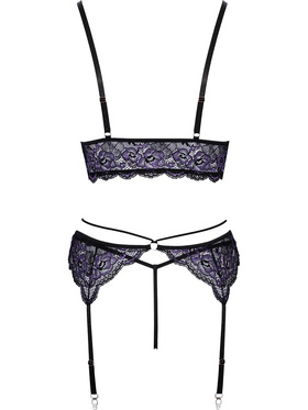 Cottelli Lingerie: Bralette, Höfthållare & String Set