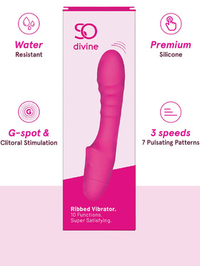 So Divine: Pash, Ribbed G-Spot Vibrator