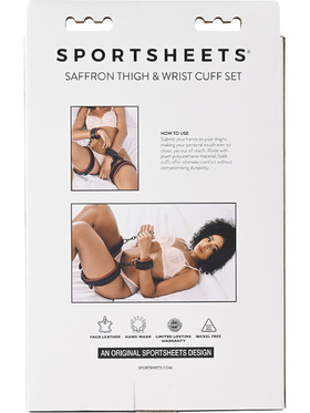 Sportsheets: Saffron Thigh and Wrist Cuff Set