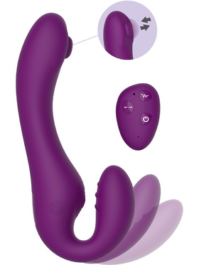 Xocoon: Strapless Strap-On, Pulse Vibrator with Remote