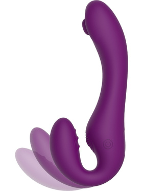 Xocoon: Strapless Strap-On, Pulse Vibrator with Remote