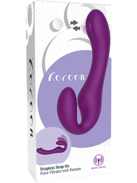 Xocoon: Strapless Strap-On, Pulse Vibrator with Remote