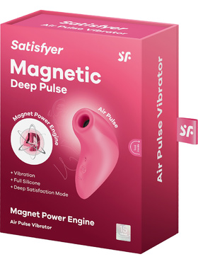 Satisfyer: Magnetic Deep Pulse, Air Pulse Vibrator, rosa