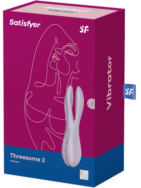 Satisfyer: Threesome 2 Vibrator, lila