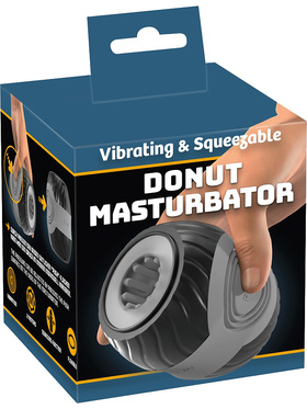 You2Toys: Vibrating & Sqeezable Donut Masturbator