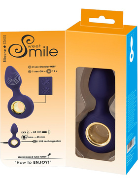 Sweet Smile: Vibrating Butt Plug