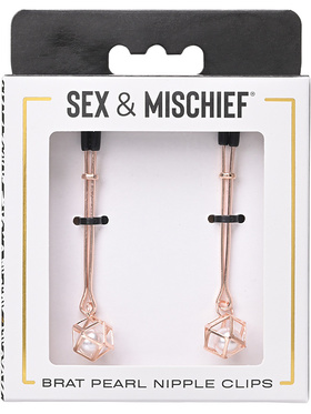 Sex & Mischief: Brat Pearl Nipple Clips