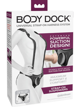 Pipedream: Body Dock Harness System, Strap-On Suspenders