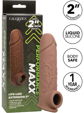 Performance Maxx: Life-Like Extension, 18 cm, mörk
