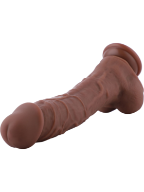 Hismith: KlicLok Silicone Dildo, 23 cm, mörk