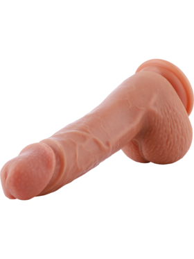 Hismith: KlicLok Silicone Dildo, 20 cm, ljus