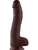 Hismith: KlicLok PVC Dildo, 32 cm, mörk