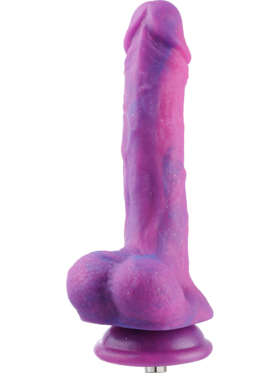 Hismith: KlicLok Silicone Dildo, 19 cm, lila