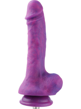 Hismith: KlicLok Silicone Dildo, 19 cm, lila