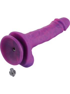 Hismith: KlicLok Silicone Dildo, 19 cm, lila