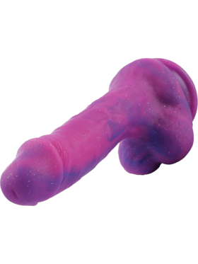 Hismith: KlicLok Silicone Dildo, 19 cm, lila