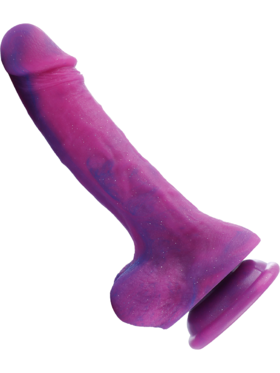 Hismith: KlicLok Silicone Dildo, 19 cm, lila