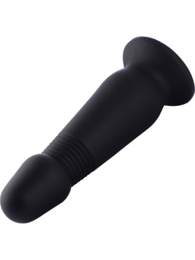 Hismith: KlicLok Silicone Anal Dildo, 25 cm, svart