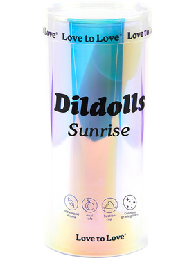 Love to Love: Dildolls Sunrise, Dildo med Sugkopp, 18 cm