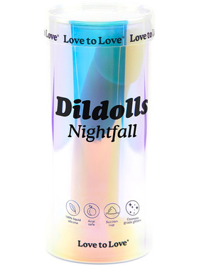 Love to Love: Dildolls Nightfall, Dildo med Sugkopp, 18 cm