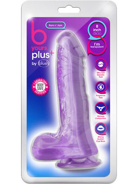 B Yours Plus: Ram n' Jam Dildo, 20 cm, lila