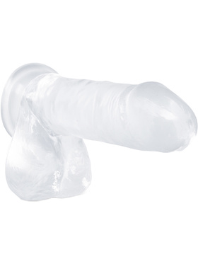 B Yours: Diamond Glimmer Dildo, 20 cm, transparent