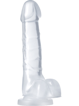 B Yours: Diamond Quartz Dildo, 19 cm, transparent