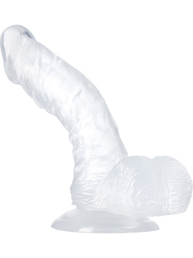 B Yours: Diamond Sparkle Dildo, 16.5 cm, transparent