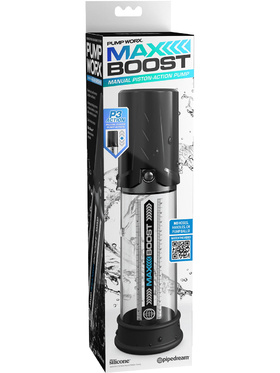 Pipedream Pump Worx: Max Boost, Manual Piston-Action Pump