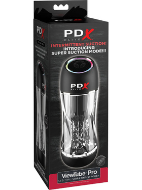 Pipedream PDX Elite: Viewtube Pro, See-Thru Stroker