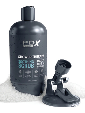 Pipedream PDX Plus: Shower Therapy Stroker, Soothing Scrub