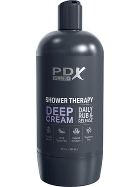 Pipedream PDX Plus: Shower Therapy Stroker, Deep Cream