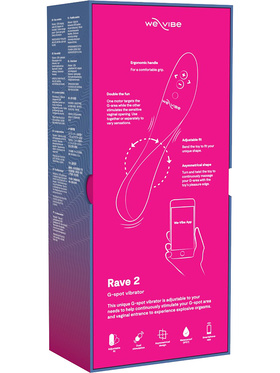 We-Vibe: Rave 2, G-punktsvibrator, rosa