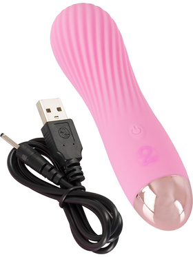 You2Toys: Cuties Pink, Ribbed Mini Vibrator