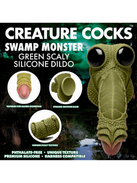 Creature Cocks: Swamp Monster, Scaly Silicone Dildo