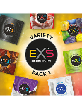 EXS Variety Pack 1: Kondomer, 48-pack