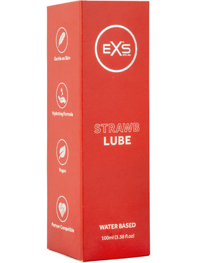 EXS: Water Based Strawberry Lube, 100 ml