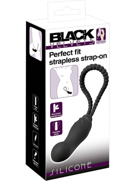 Black Velvet: Perfect Fit Strapless Strap-On