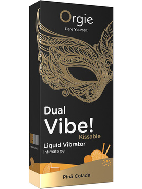 Orgie: Dual Vibe! Liquid Vibrator Gel, Pina Colada, 15 ml