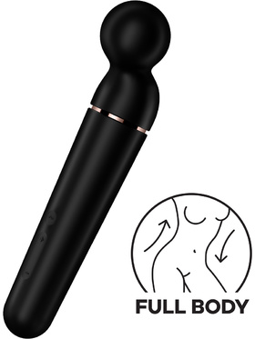 Satisfyer: Planet Wand-er, Wand Vibrator, svart