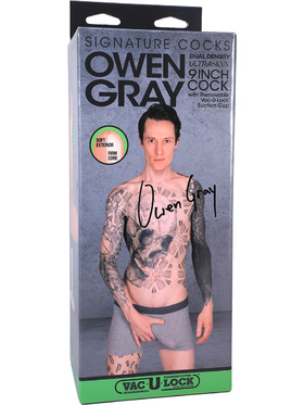 Signature Cocks: Owen Gray, Realistic Ultraskyn Dildo, 23,5 cm