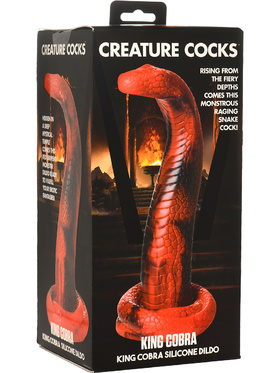 Creature Cocks: King Cobra, Silicone Dildo