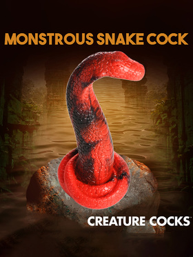 Creature Cocks: King Cobra, Silicone Dildo