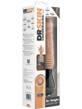 Dr. Skin Silicone: Dr. Knight Thrusting & Gyrating Dildo