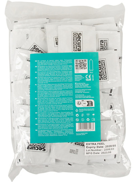 Secura: Extra Feel, Kondomer, 100-pack