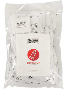 Secura: Extra Fun, Kondomer, 100-pack